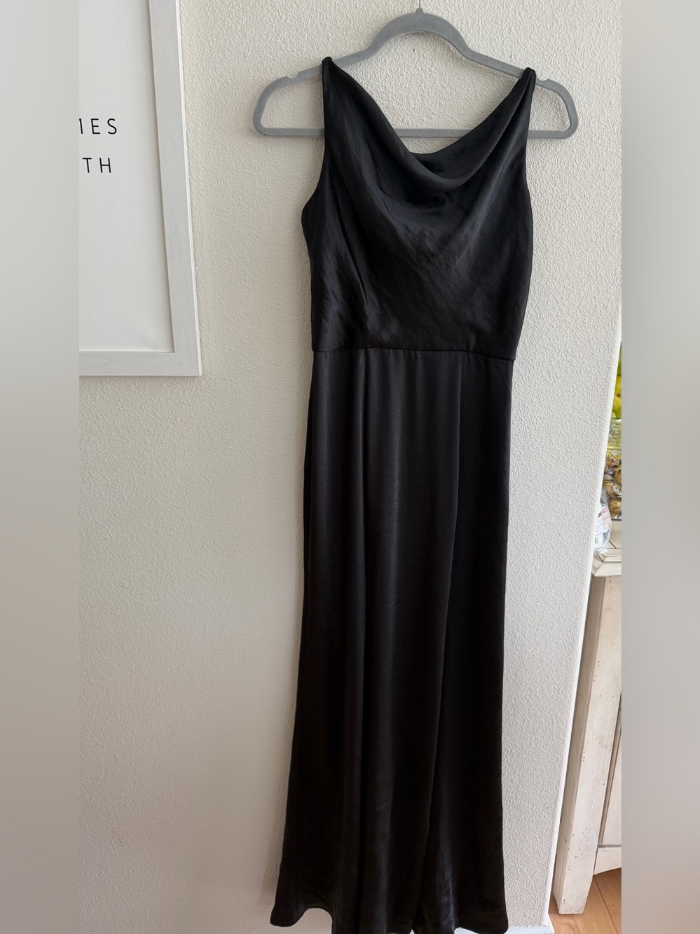 Chi Chi London Black Cowl Neck Maxi Dress